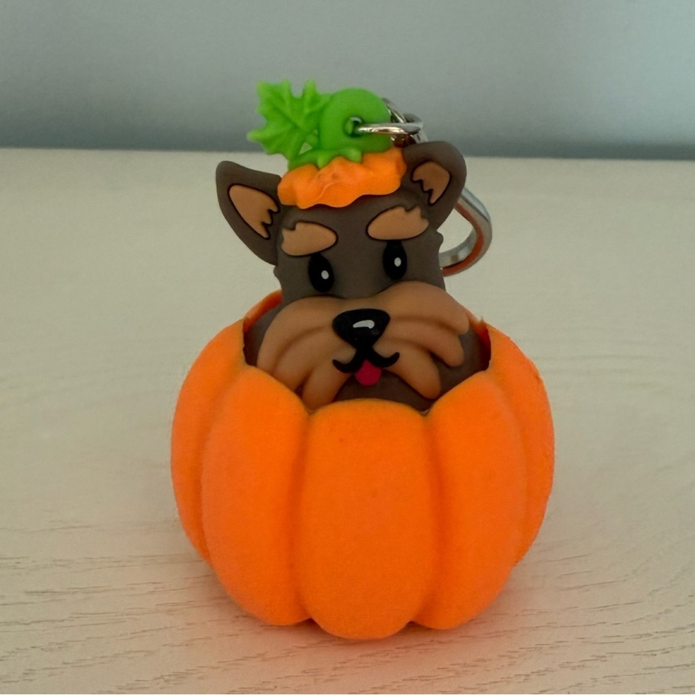 Bath & Body Works Mini Schnauzer Pumpkin Fall PocketBac Holder - BRAND NEW!